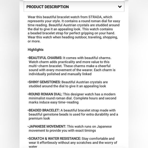 Strada Bracelet Watch - Picture 6 of 11